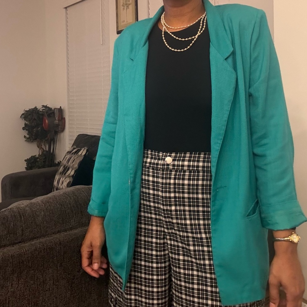 Teal Blazer - image 1